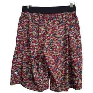 Lululemon Shorts Men's Medium T.H.E. Short Luxtreme Liner 9" Mini Urban Leopard
